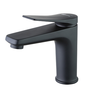 Смеситель для раковины Lemark Bronx LM3706BL черный матовый