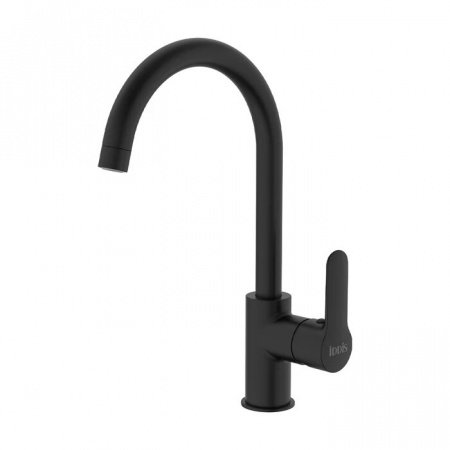 Смеситель для кухни с подключением фильтра для питьевой воды IDDIS Cuba CUBBLFJi05 черный матовый