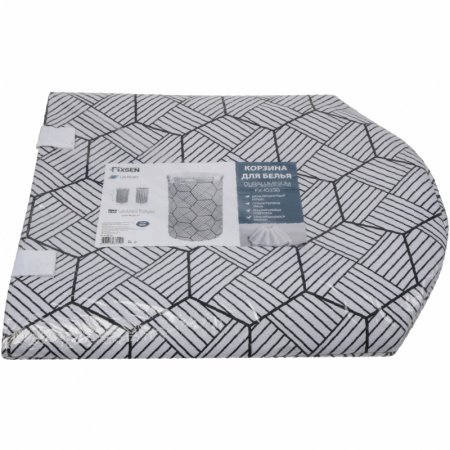 Корзина для белья Fixsen FX-1033В Белая