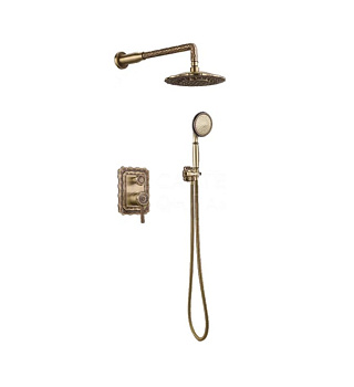 Душевая система встраиваемая Bronze de Luxe WINDSOR 10138DF, бронза