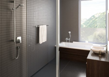 Душевой гарнитур Hansgrohe Croma Select E 26592400 Хром Белый