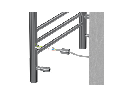 Полотенцесушитель элекрический Aquatek Поларис 90х50 хром