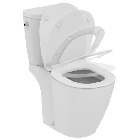 Крышка-сиденье Ideal Standard Connect E772401 с микролифтом, петли хром