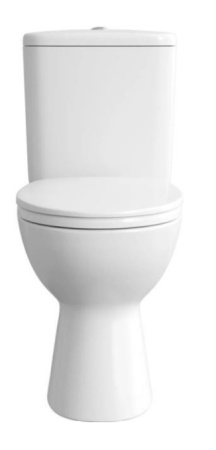 Унитаз-компакт безободковый Vitra Norm Himmel 9864B099-7207 с бачком и сиденьем