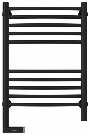Полотенцесушитель электрический Сунержа Богема 2.0 60х40 черный матовый, подключение левое