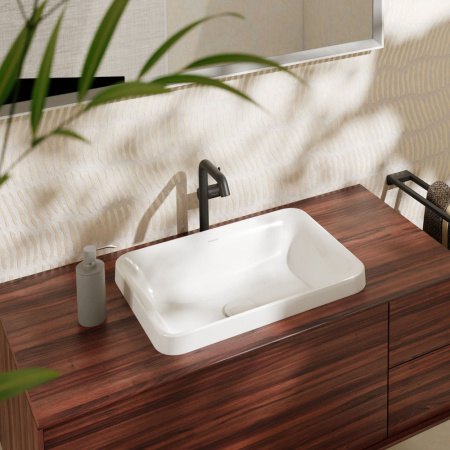 Раковина встраиваемая сверху 55см Hansgrohe Xuniva Q 60158450 белый