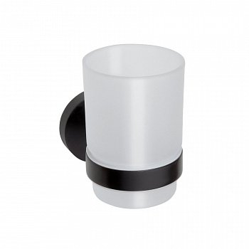 Стакан для ванной Sapho X-ROUND BLACK XB900 черный