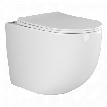 Унитаз приставной Ceramica Nova Mia CN1810 белый