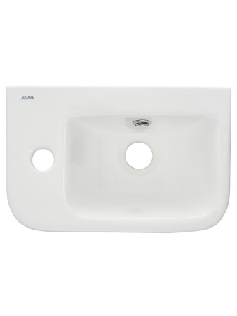 Раковина накладная 37.5см AQUAme AQM5006L белый