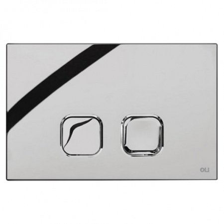 Кнопка смыва для унитазов OLI PLAIN 70827 хром глянцевый