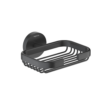 Мыльница-решетка Aquatek Бетта AQ4633MB черный матовый