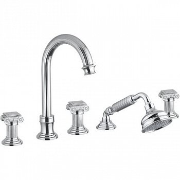 Смеситель на борт ванны Cezares Olimp BVD-O 01 Хром