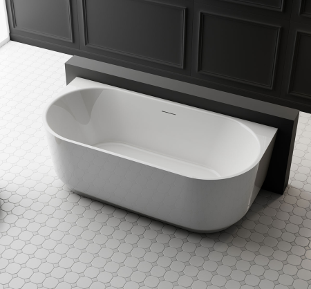 Ванна акриловая Vincea VBT-621, 1700*800*580, цвет белый, слив-перелив в комплекте, белый