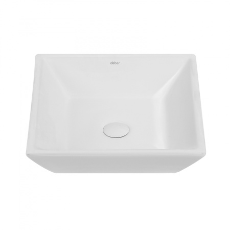 Раковина накладная ABBER Rechteck AC2214 белая
