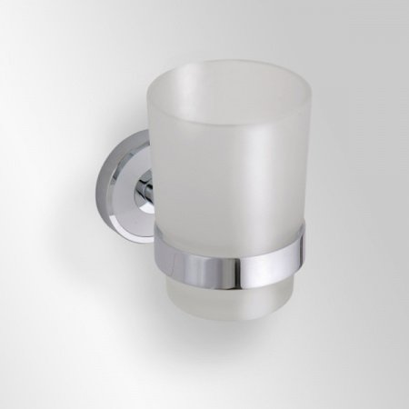 Стакан Bemeta Trend-i 104110018 Хром/Белый/Прозрачный