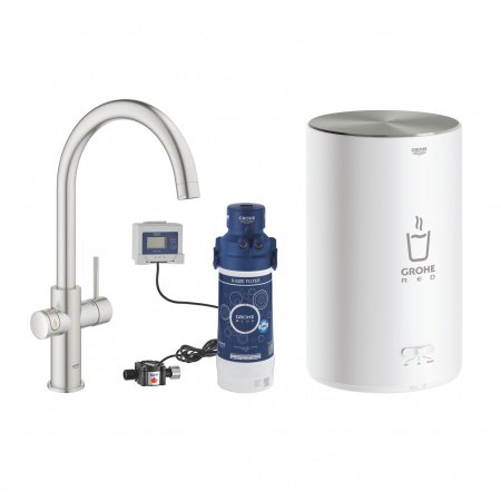 Смеситель для кухни Grohe Red 30083DC1 суперсталь