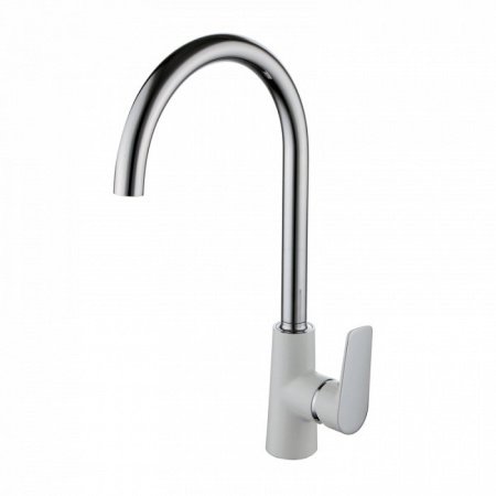 Смеситель для кухни IDDIS Cloud CLOSB00i05 хром глянцевый/белый