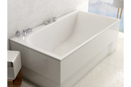 Ванна акриловая левосторонняя Vayer BOOMERANG Гл000010853, 190x90