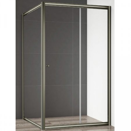 Душевой уголок Cezares Giubileo AH-1 120х90 профиль Бронза стекло прозрачное