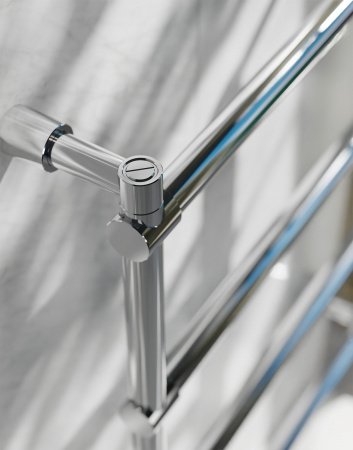 Полотенцесушитель электрический Margaroli Sole 5124704CRNB 64х50см хром