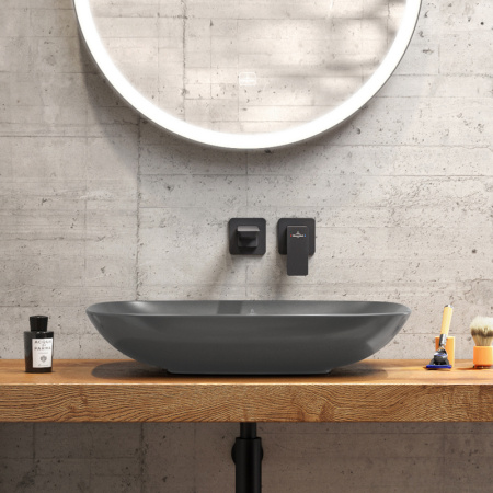 Раковина накладная 56см Villeroy & Boch Loop & Friends 4A4900I4 графит