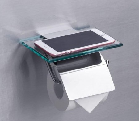 Держатель туалетной бумаги Rush Edge ED77131 Хром