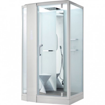 Душевая кабина Orans 89105LS 120x90x220 профиль белый, стекло прозрачное