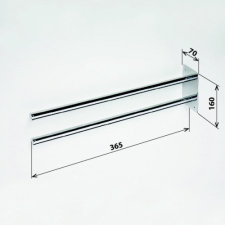 Полотенцедержатель Bemeta Omega 104704142 Глянец