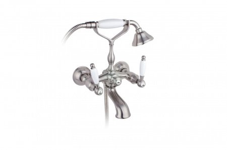 Смеситель для ванны с душем Timo Ritz 0144Y silver серебро