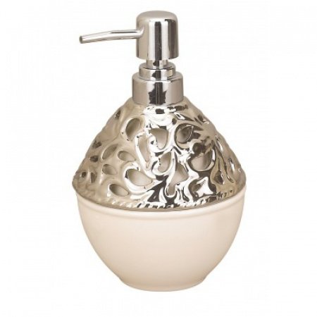 Дозатор жидкого мыла Fixsen Toly FX-A237-S-1 Белый Золото Хром