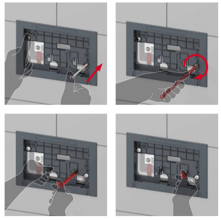Инсталляция для подвесных унитазов TECE Profil 9300302
