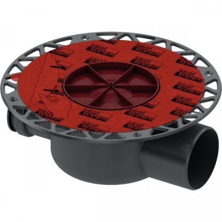 Сифон для душевого трапа Tece Drainpoint S DN70 3603500 горизонтальный без декоративной решетки