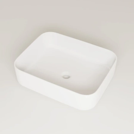 Раковина накладная 50см IDDIS Bridge BRIWM05i27 белый матовый