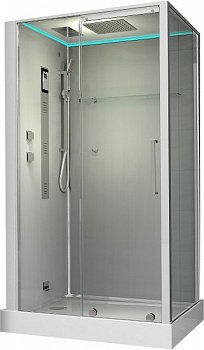 Душевая кабина Timo Premium HELMA Н-520 R 120x90x220 профиль хром глянцевый, стекло прозрачное