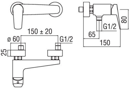Смеситель для душа Nobili Sky SY97130CR Хром