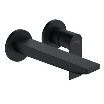 Смеситель для раковины Hansgrohe Rebris E 72568670 черный матовый