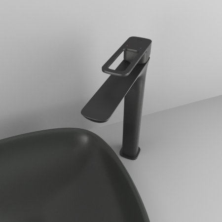 Смеситель для раковины-чаши IDDIS Slide SLIGM01i01 графит матовый