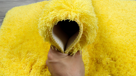 Коврик для ванной Fixsen Lido 1-ый, FX-3002Y, желтый, 50х80см