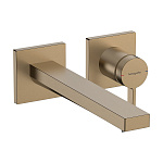Смеситель для раковины Hansgrohe Tecturis E 73051140 бронза шлифованная