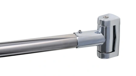Карниз для ванной  дуговой Fixsen, FX-25144, нерж.сталь-хром, max. 180 см.