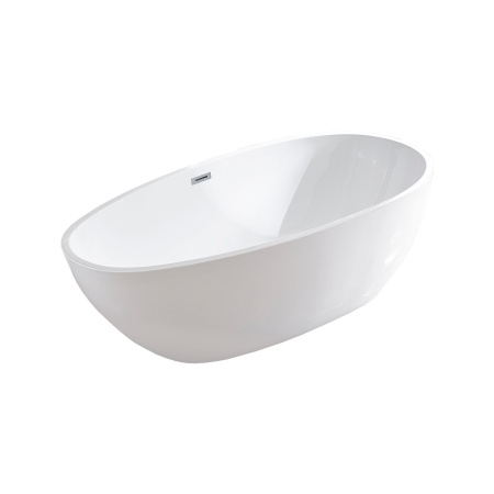 Ванна акриловая Vincea VBT-422-1800, 1800*900*580, цвет белый, слив-перелив в комплекте, хром
