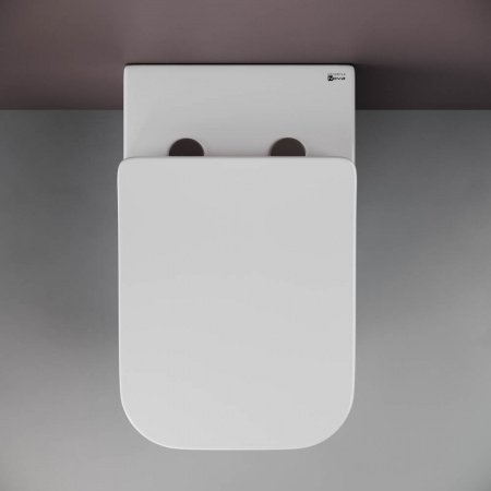 Унитаз приставной Ceramica Nova Cubic CN1809 белый