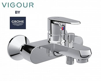 Смеситель для ванны с душем Grohe Vigour Clivia 75144026 хром