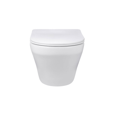 Унитаз подвесной безободковый Vincea Edge-M VT1-37 белый, с сиденьем микролифт