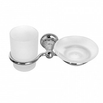 Стакан для ванной;мыльница Sapho DIAMOND 1317-04 хром