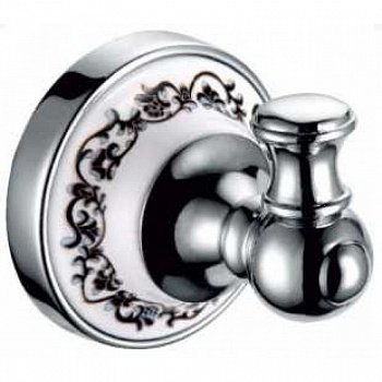 Крючок для полотенец Fixsen Bogema FX-78505 Хром Белый