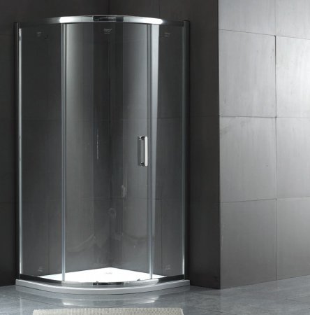 Душевой угол GEMY Victoria 90x90x190 профиль хром, стекло прозрачное
