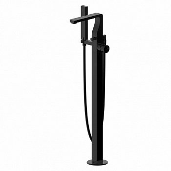 Смеситель для ванны с душем Bravat Arc F66061K-B3-ENG черный матовый