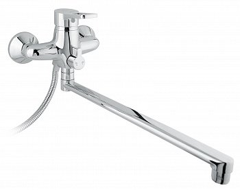 Смеситель для ванны с душем Timo Junir INOX 1905Y-CR chrome хром
