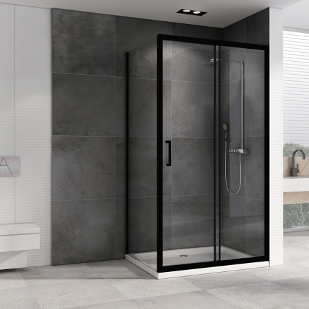 Душевой уголок ABBER Schwarzer Diamant AG30180B-S85B